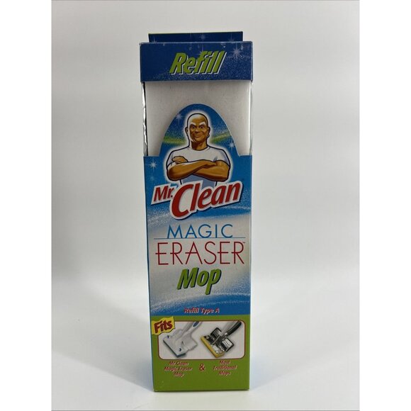 Mr. Clean Magic Eraser Mop Refill Fits Most Squeeze Mops Refill Type A NIB - Picture 1 of 9